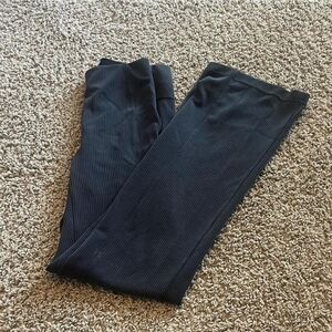 lululemon Black Ribbed Waistband Pants